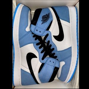 AIR JORDAN 1 RETRO HIGH OG, University Blue -white/black, MENS 11.5